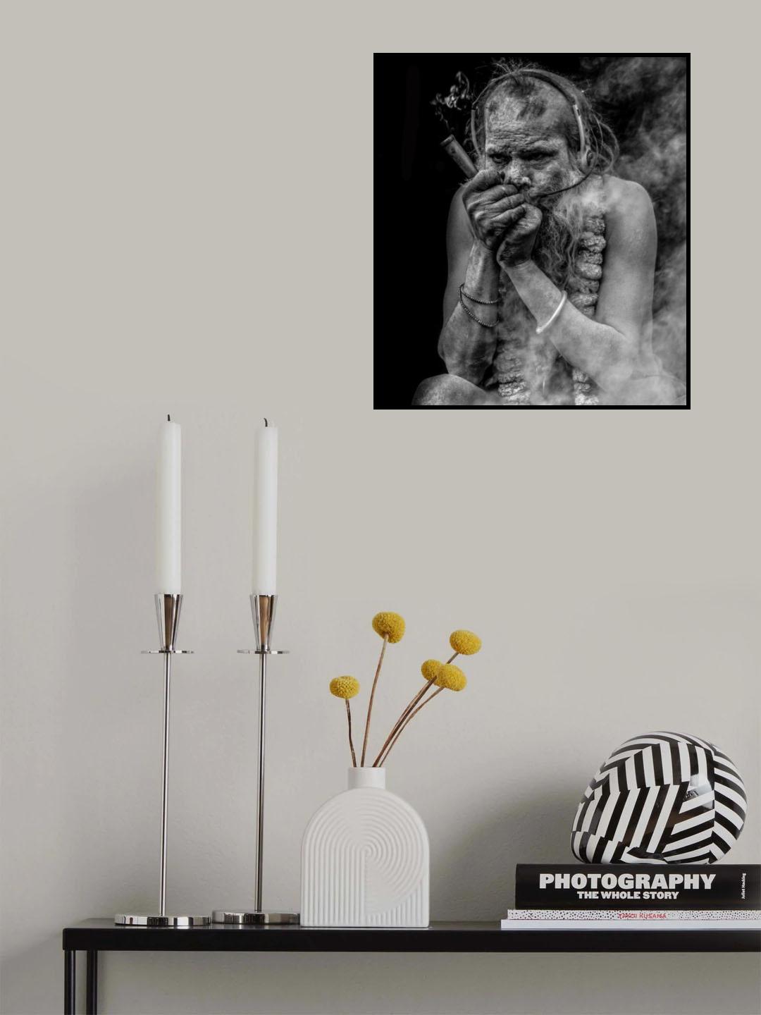 the smoker Poster och Canvastavla