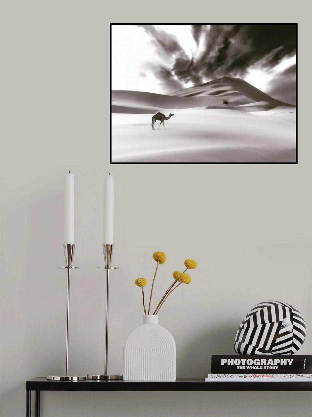 Camel and Dune Poster och Canvastavla