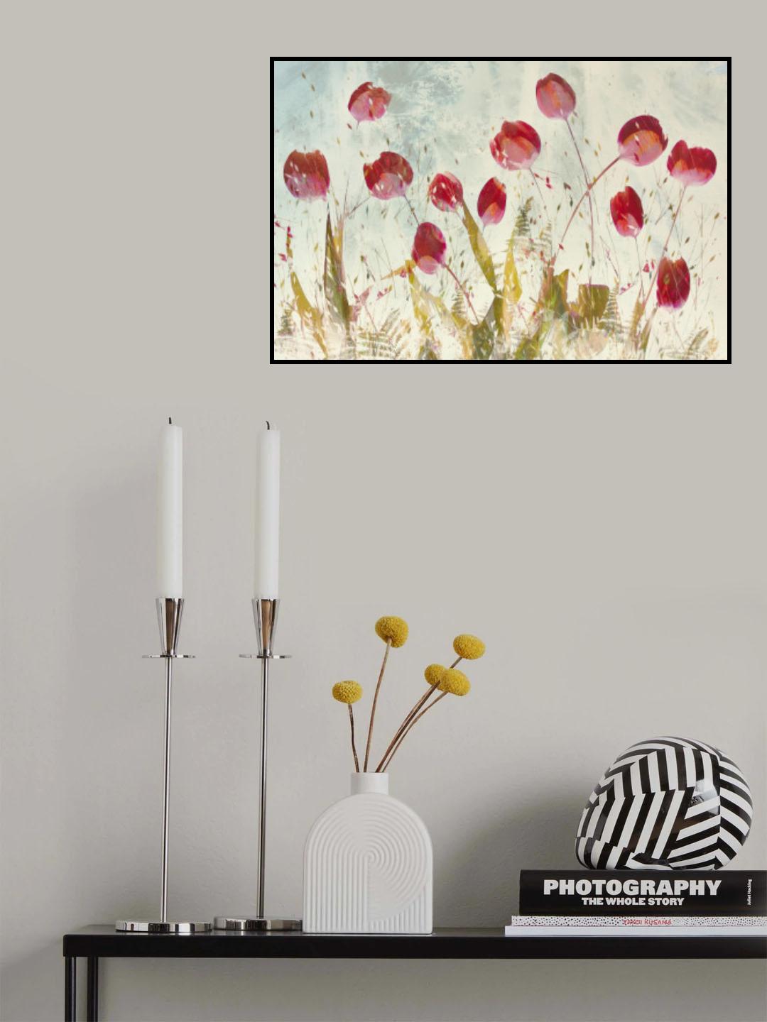 Happy tulips Poster och Canvastavla