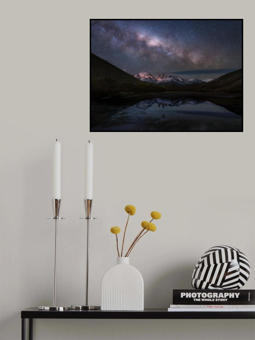 Moonlit night Poster och Canvastavla