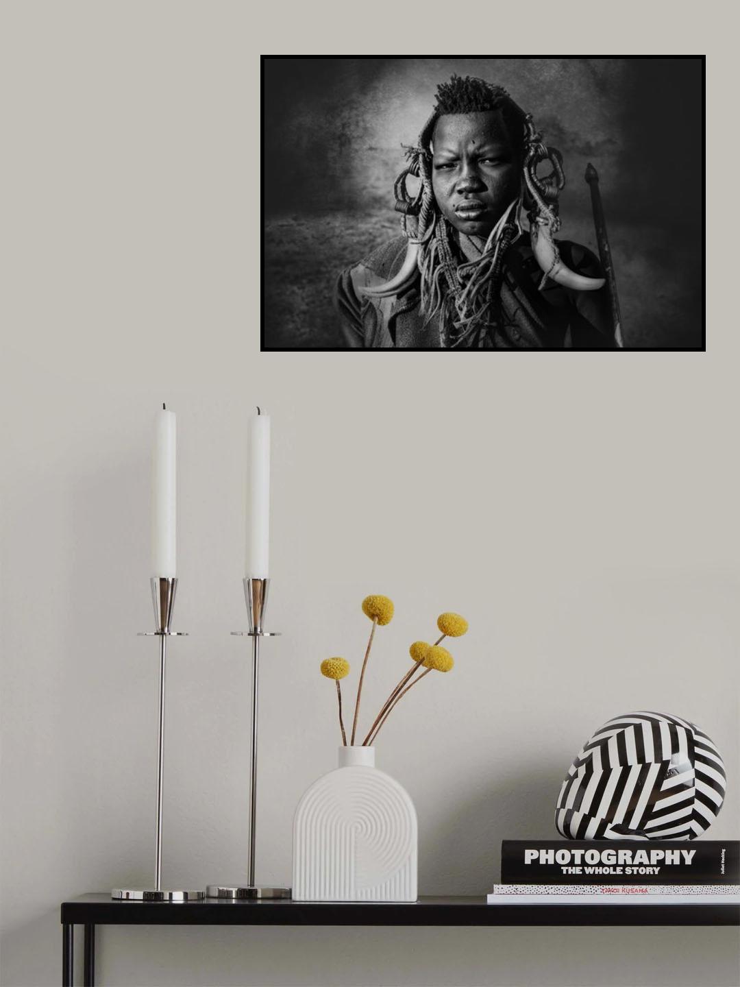 Omo Valley Girl Poster och Canvastavla