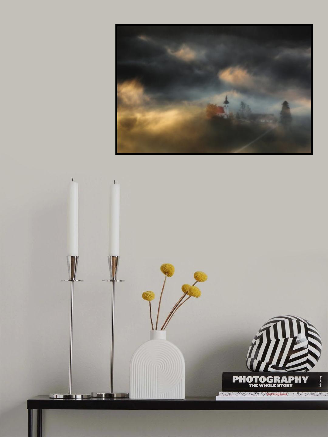 Morning Fire Poster och Canvastavla