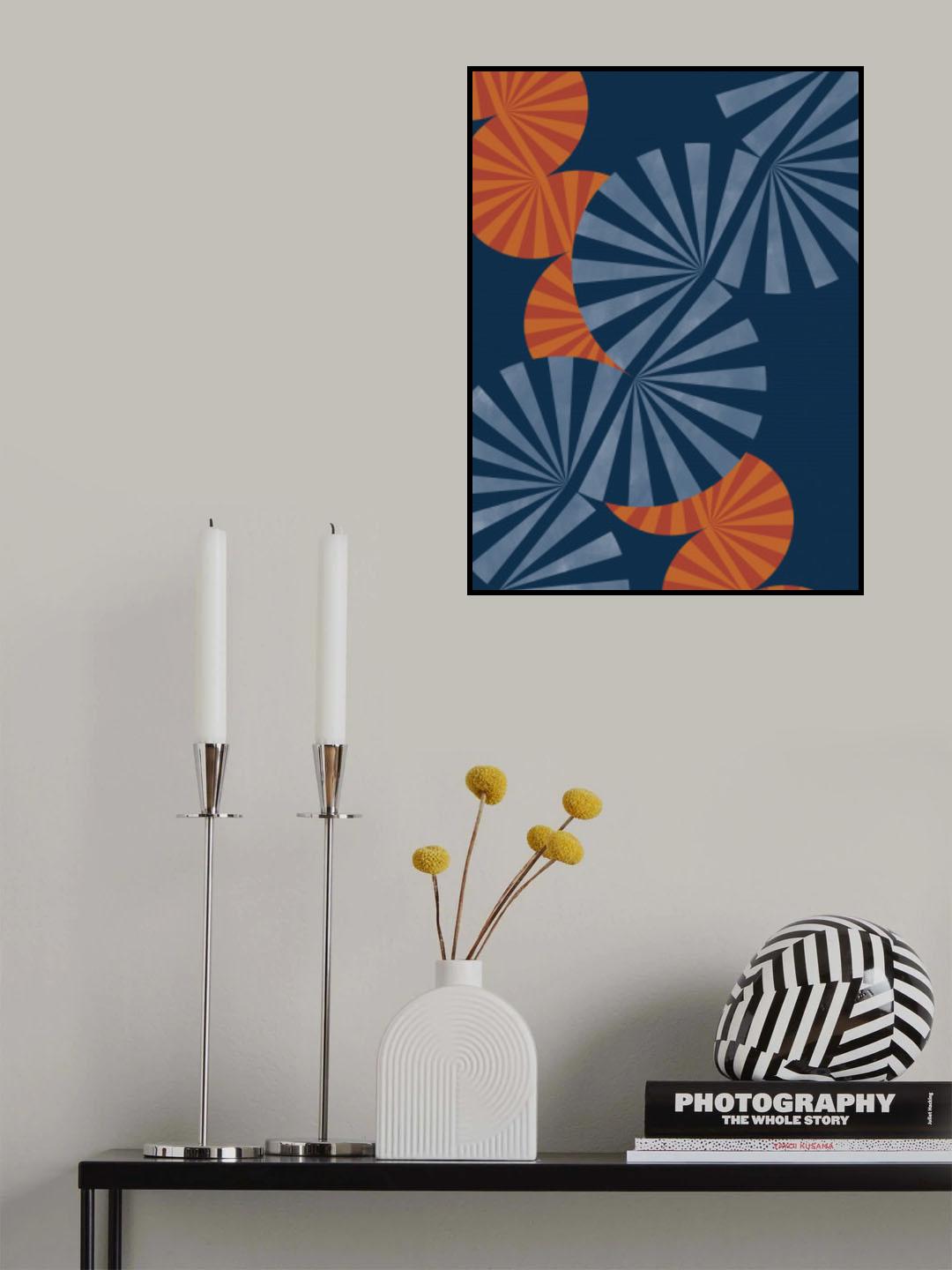 3x4 Aspectratiobluerust43 Poster och Canvastavla