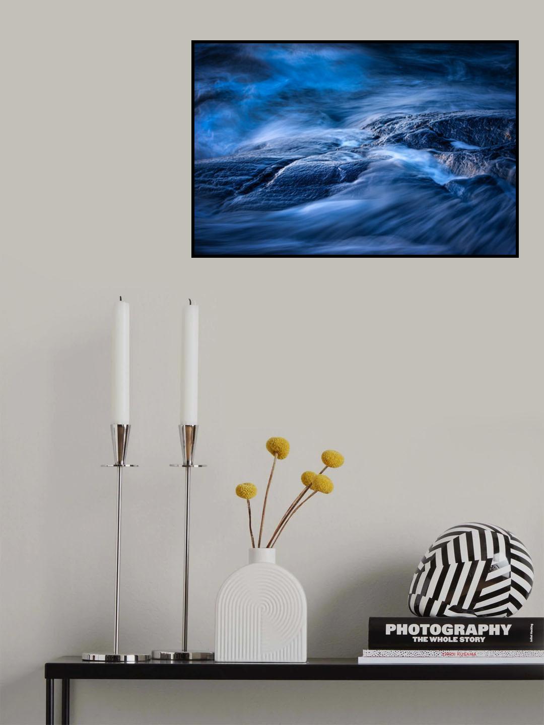 When the sea pours into Poster och Canvastavla