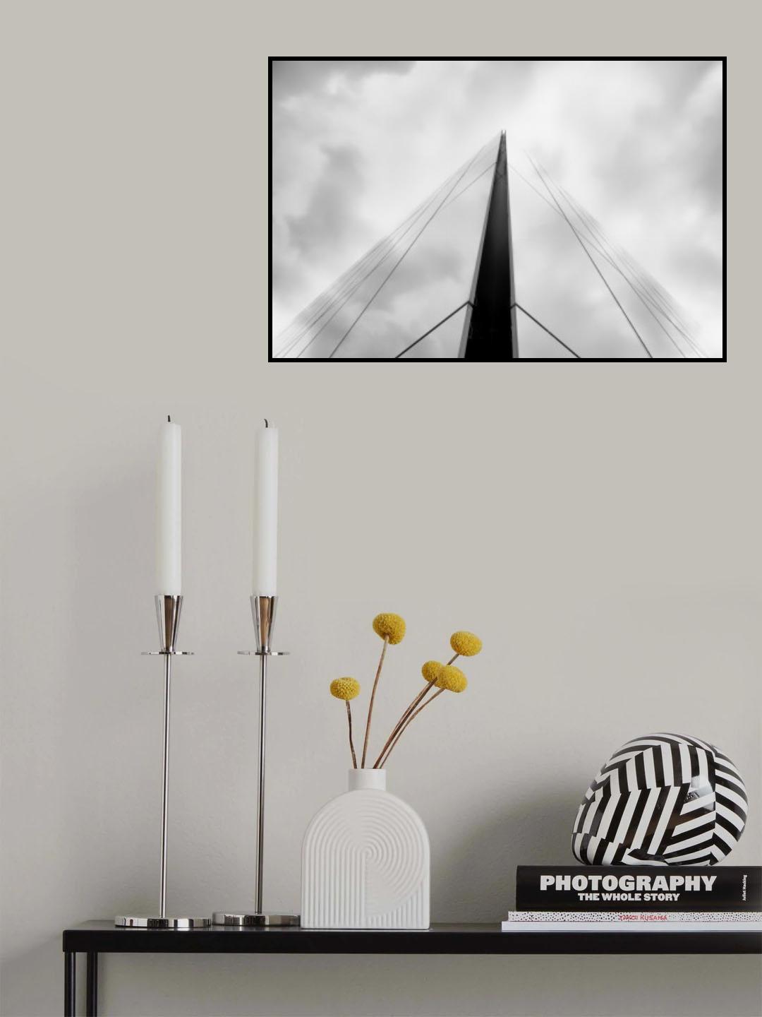 Geometry in the Clouds (Paris) Poster och Canvastavla