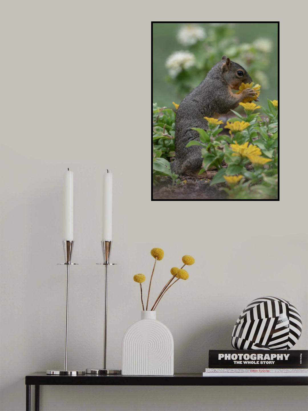 The flower lover! Poster och Canvastavla