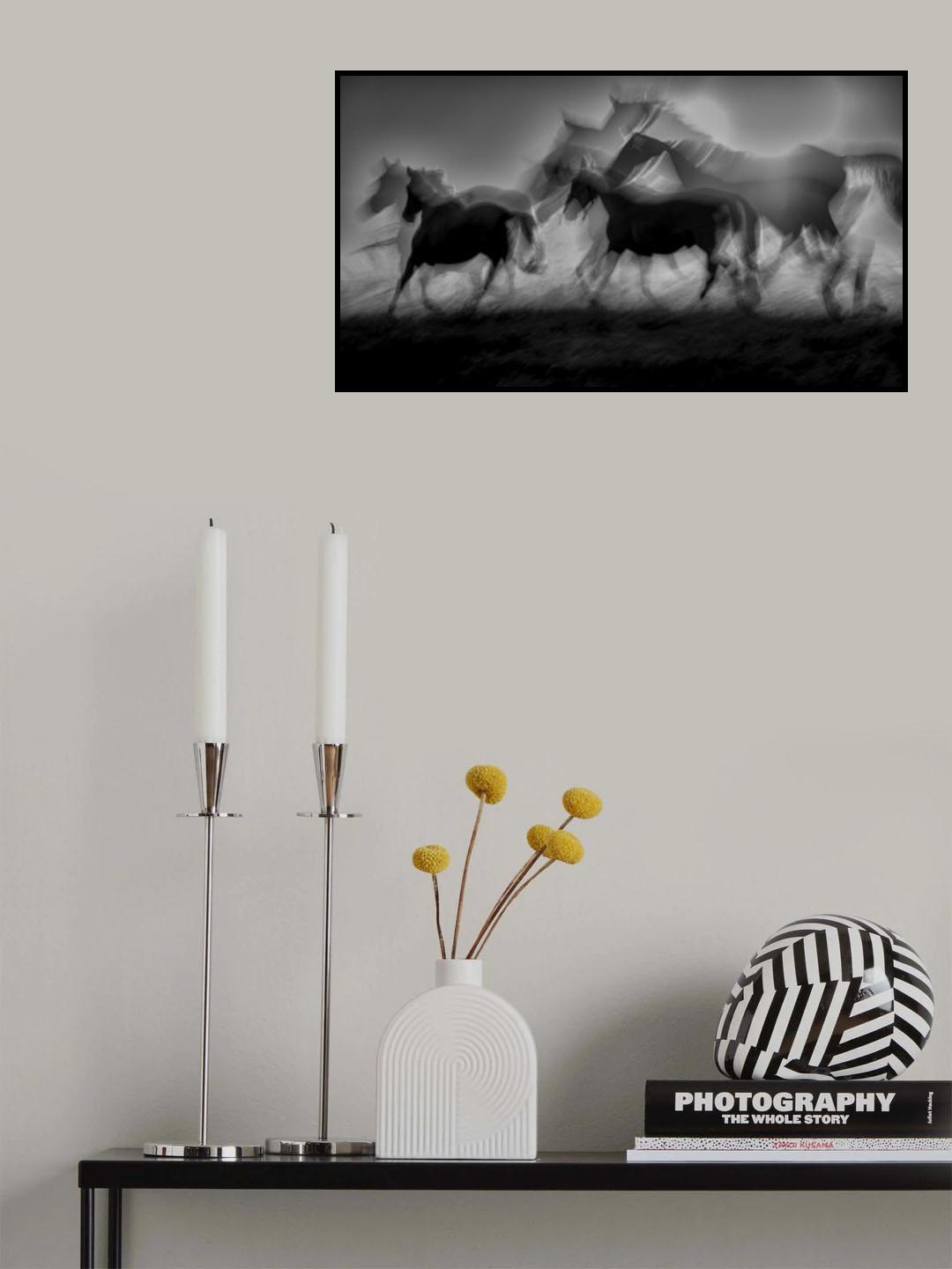 silhouettes of energy Poster och Canvastavla