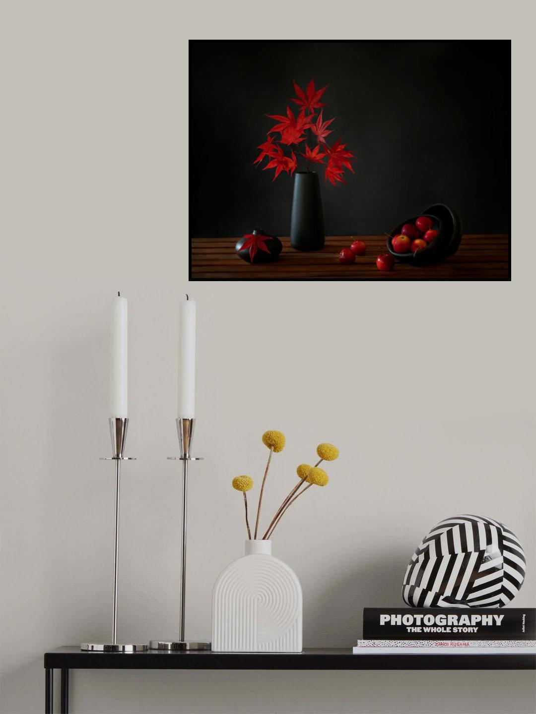 Autumn red II Poster och Canvastavla