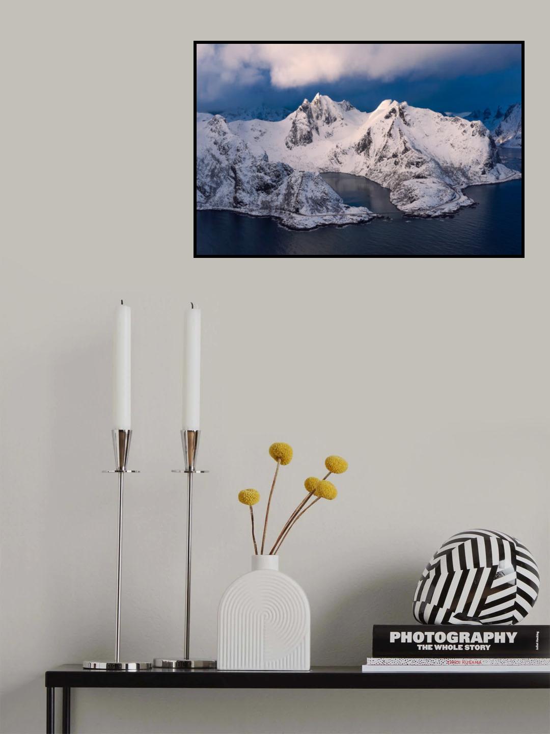 Ring of Mountains Poster och Canvastavla