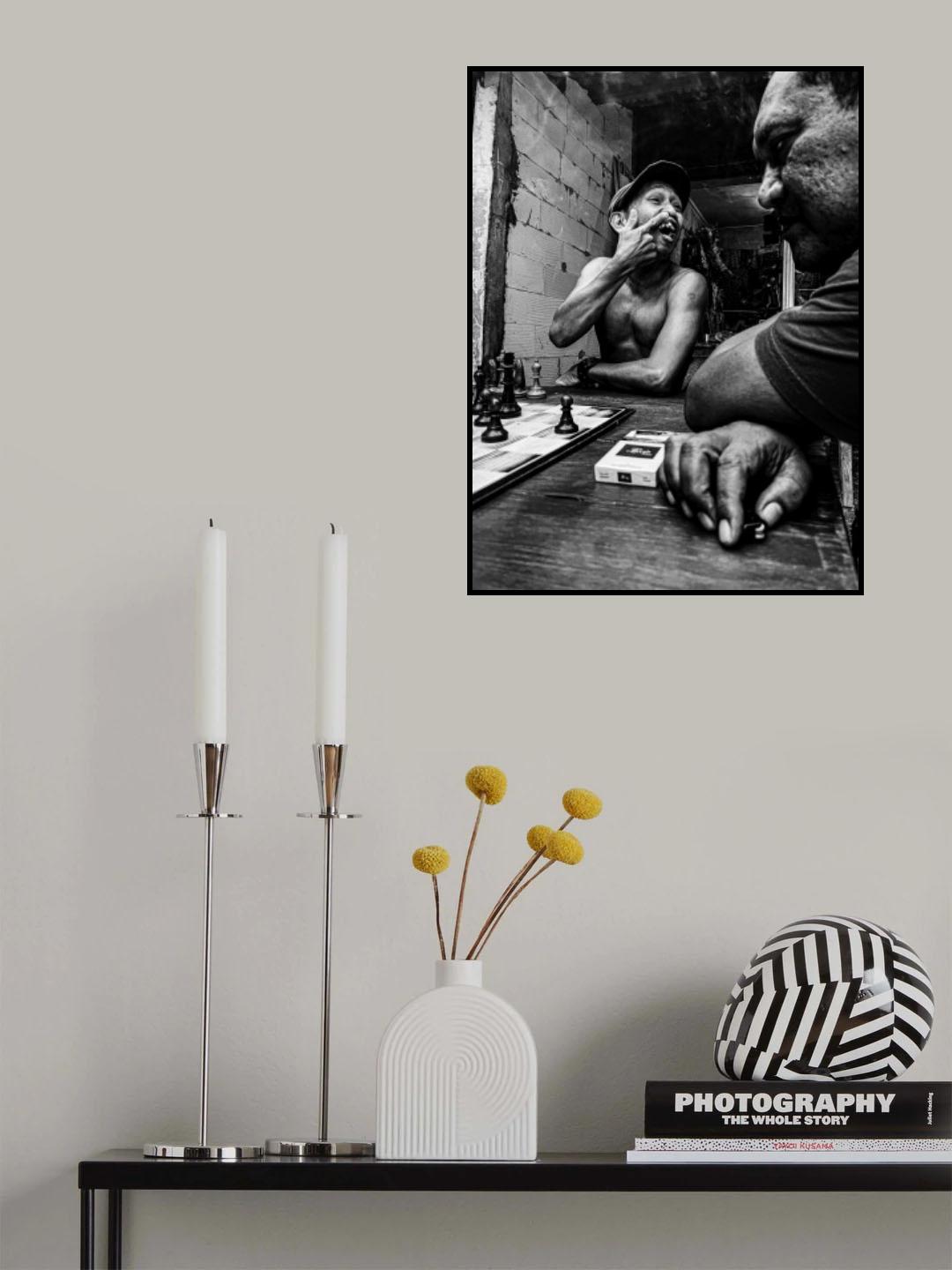 Chess in Bali Poster och Canvastavla
