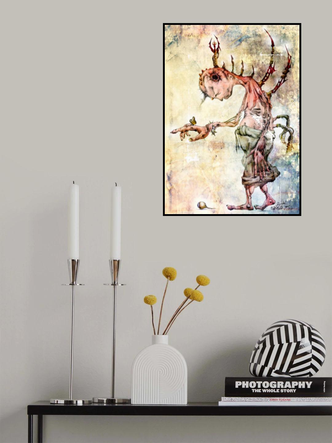 Don't look there - fantasy Poster och Canvastavla