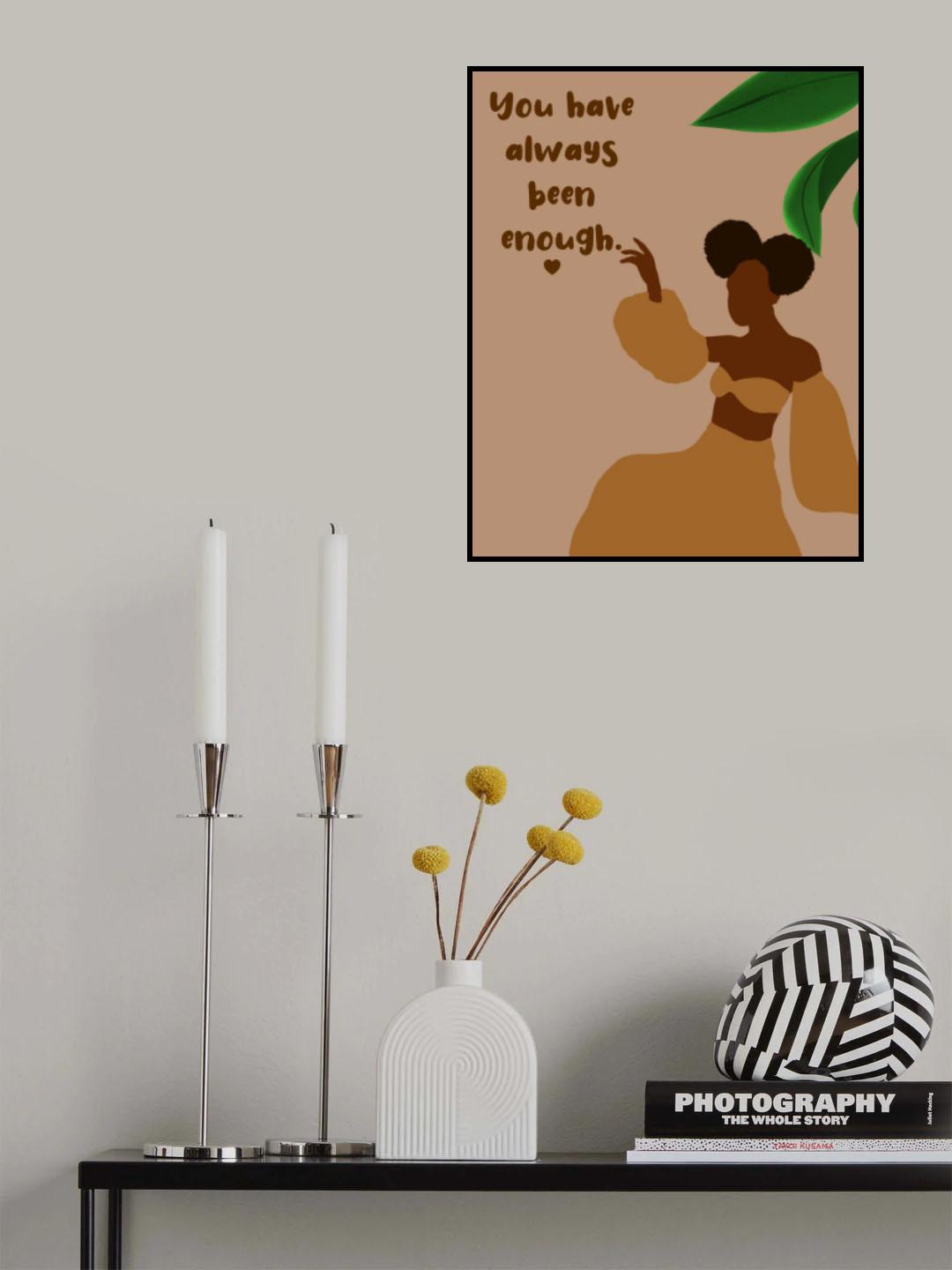 Enough Poster och Canvastavla