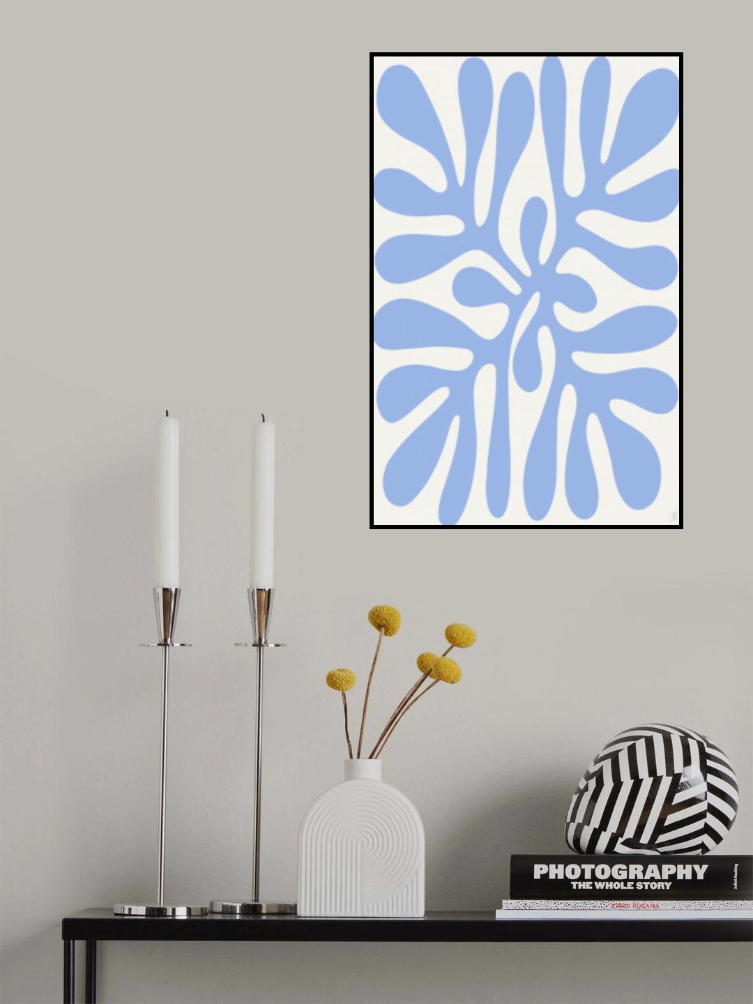 Abstract Leaf Poster och Canvastavla