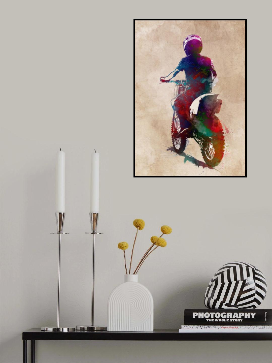 Motor Sport Art 5 Poster och Canvastavla