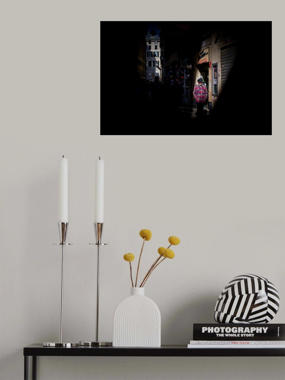 Sun among the Buildings Poster och Canvastavla