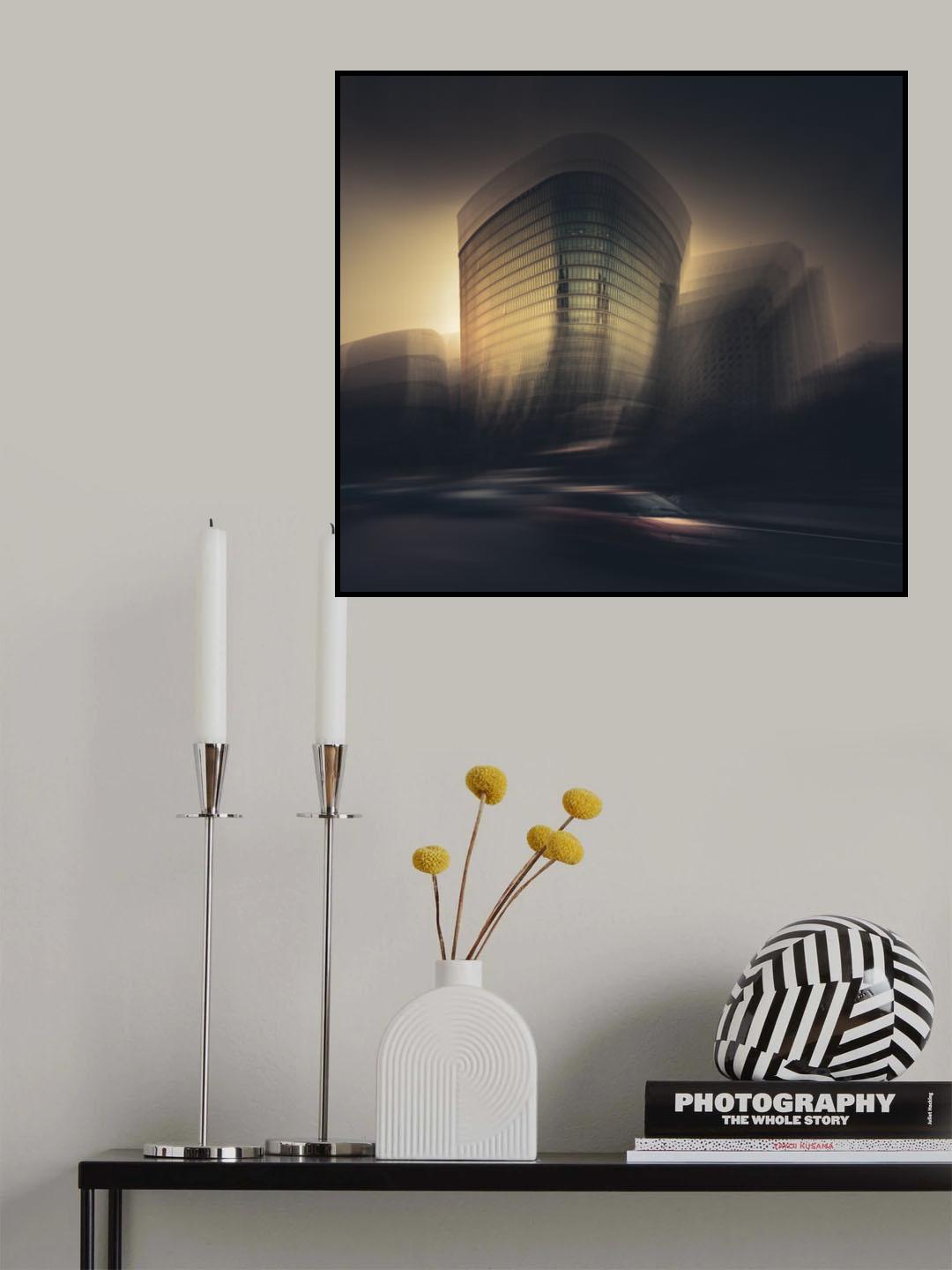 路口的下午 Poster och Canvastavla