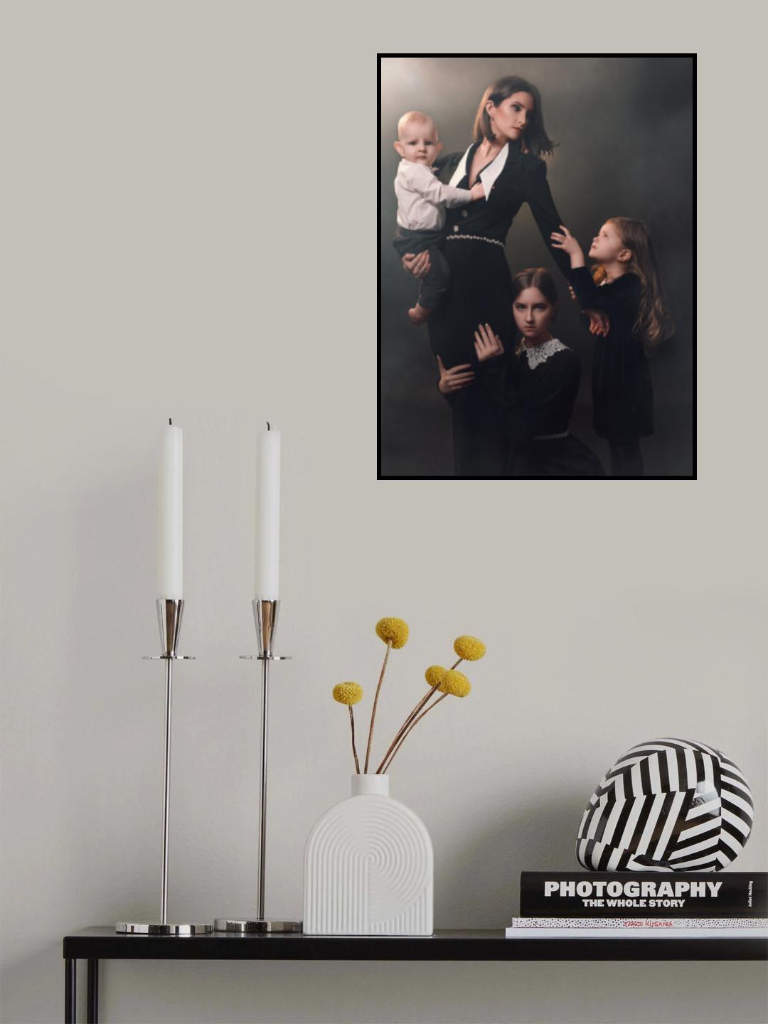 Sometimes the power of motherhood is greater than the laws of nature Poster och Canvastavla