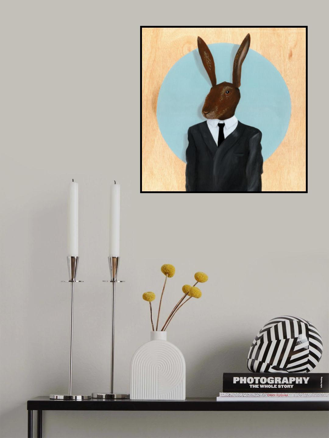 David Lynch Rabbit Poster och Canvastavla