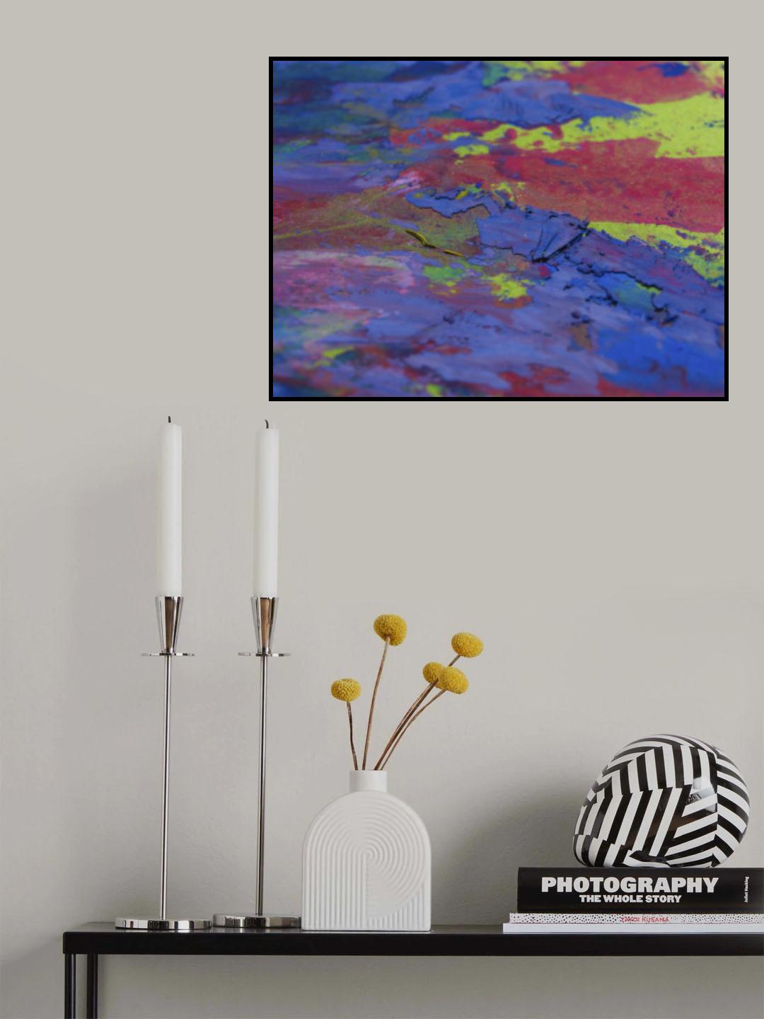 colored paints Poster och Canvastavla