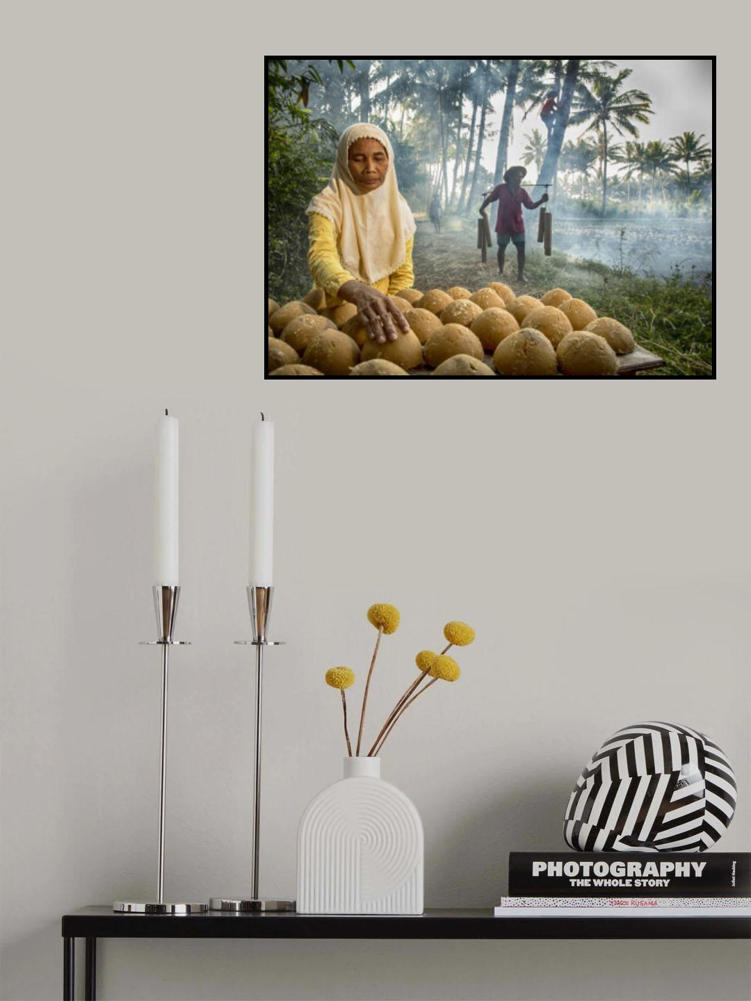 Selling Palm Sugar Poster och Canvastavla