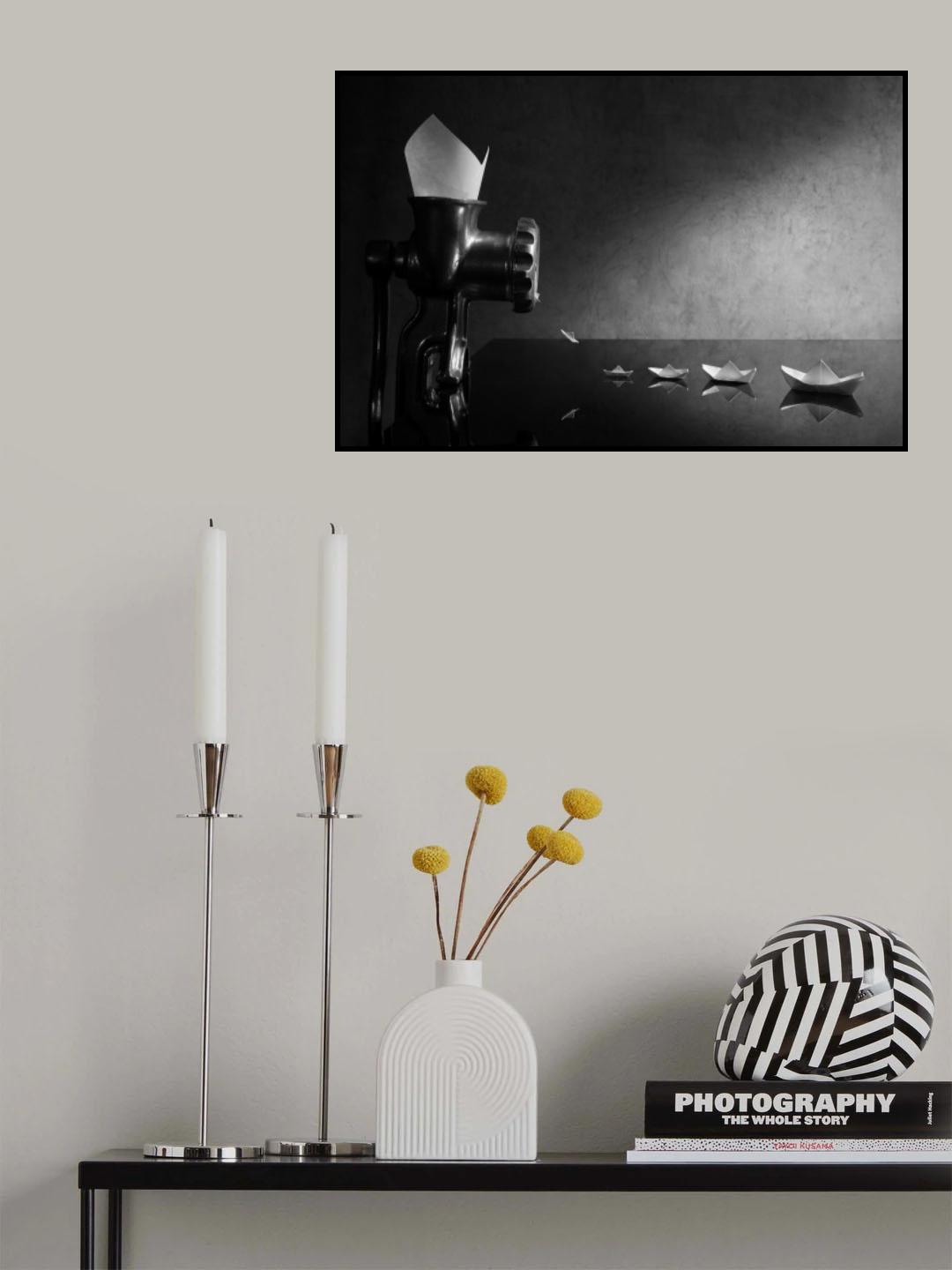 The origami Poster och Canvastavla