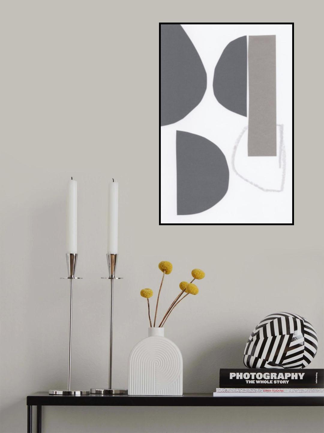 Cutted Shapes No 1 Poster och Canvastavla