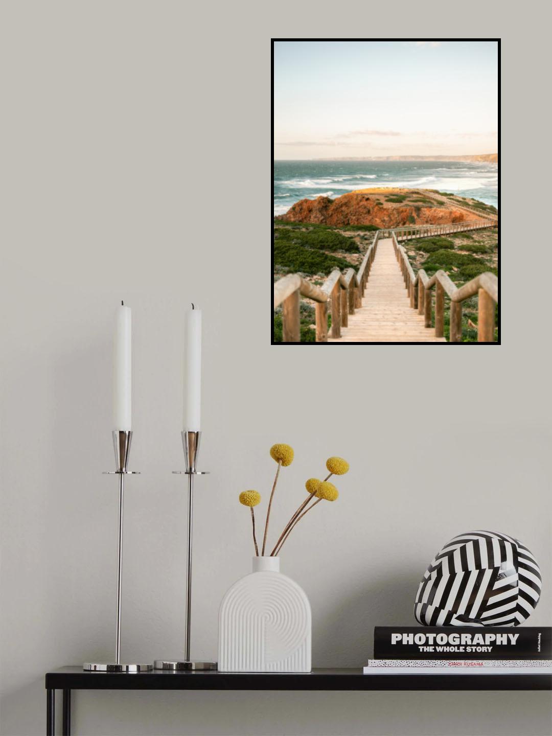 Walkway into the Algarve Poster och Canvastavla