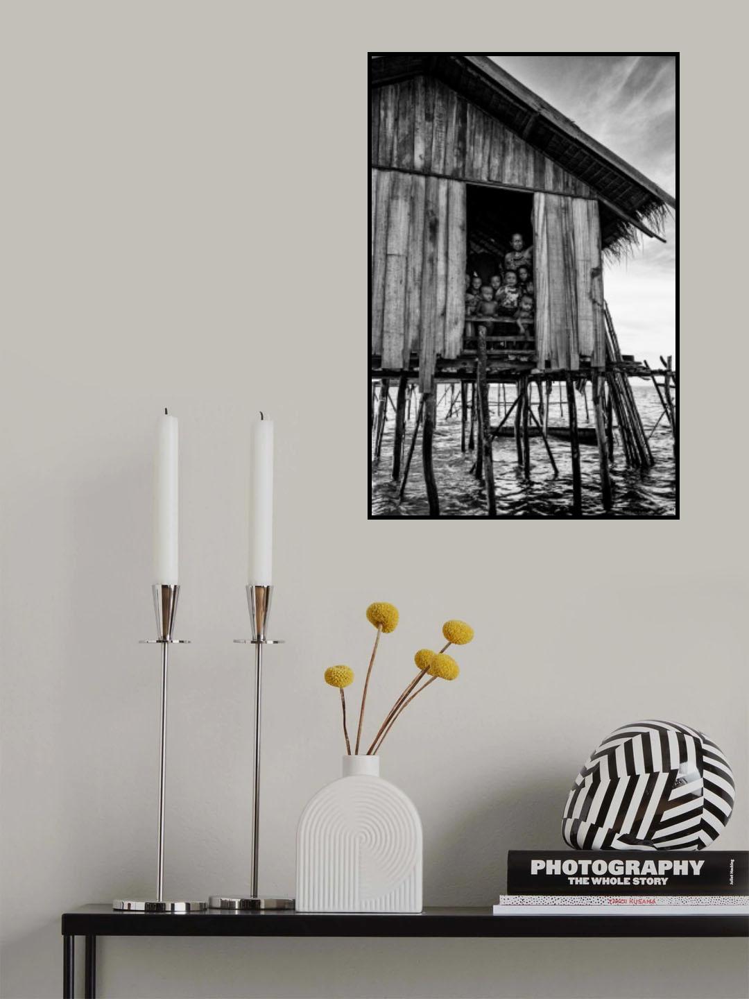 Under the same roof- lifestyles of the sea gipsy peoples Poster och Canvastavla