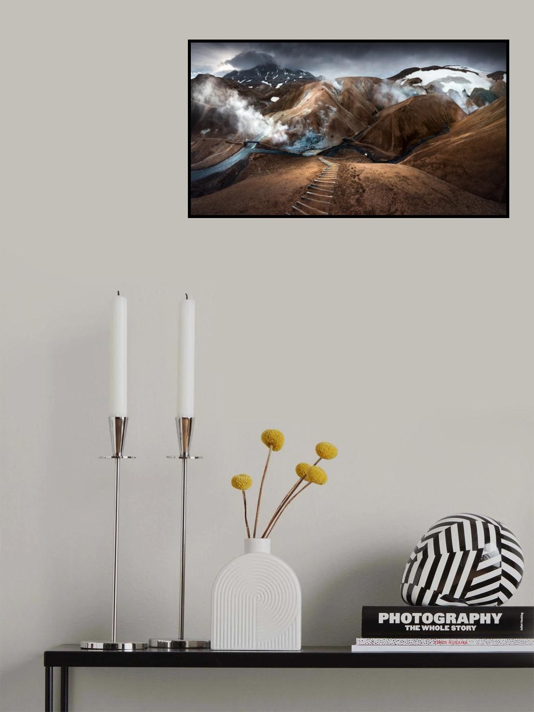 Rainbow Mountains Poster och Canvastavla