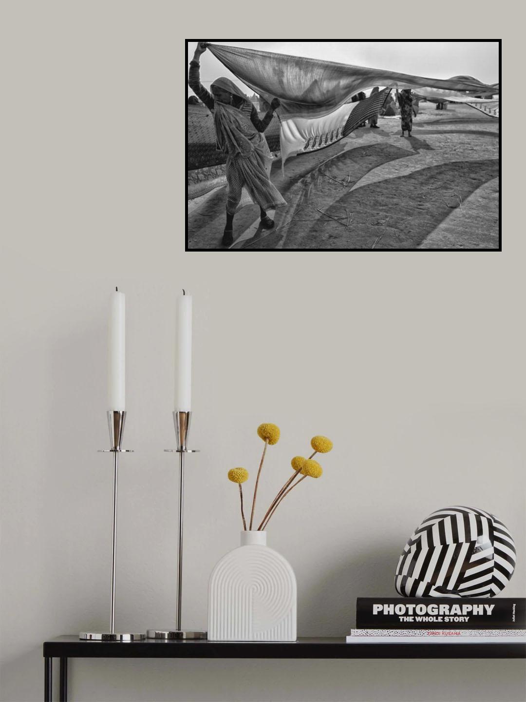 Drying of Cloths Poster och Canvastavla