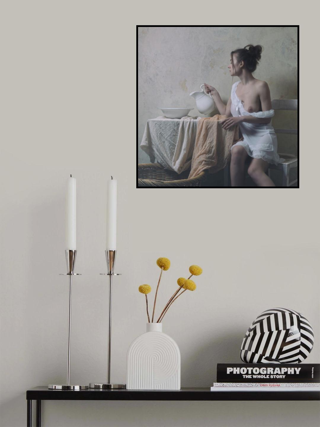 woman with water jug Poster och Canvastavla