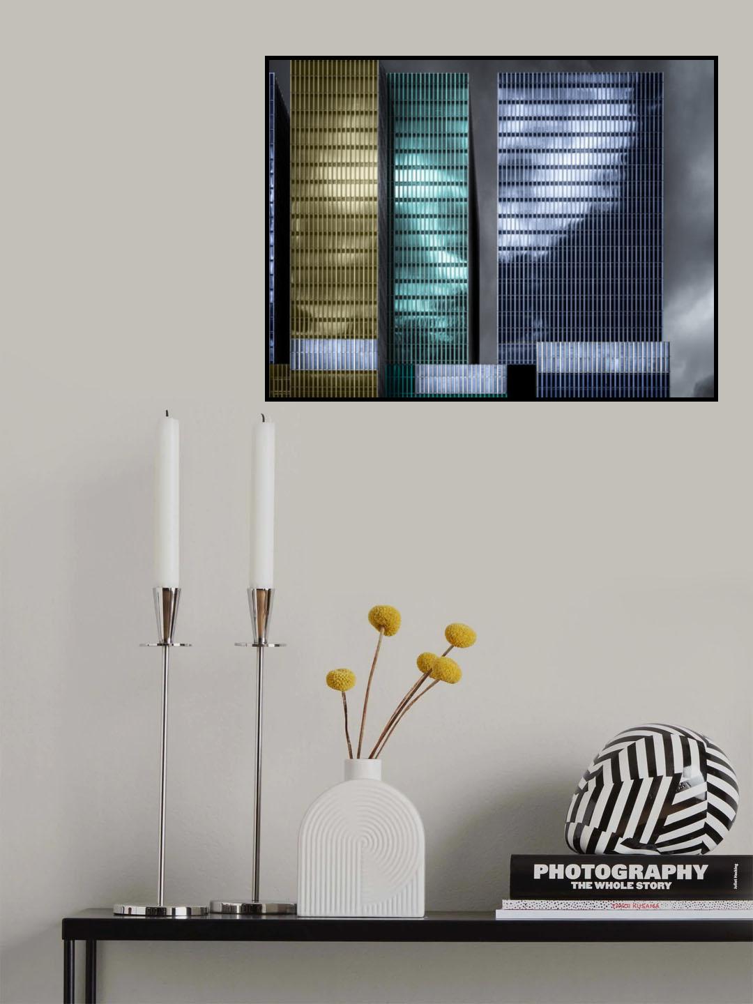 Colors in the sky. Poster och Canvastavla