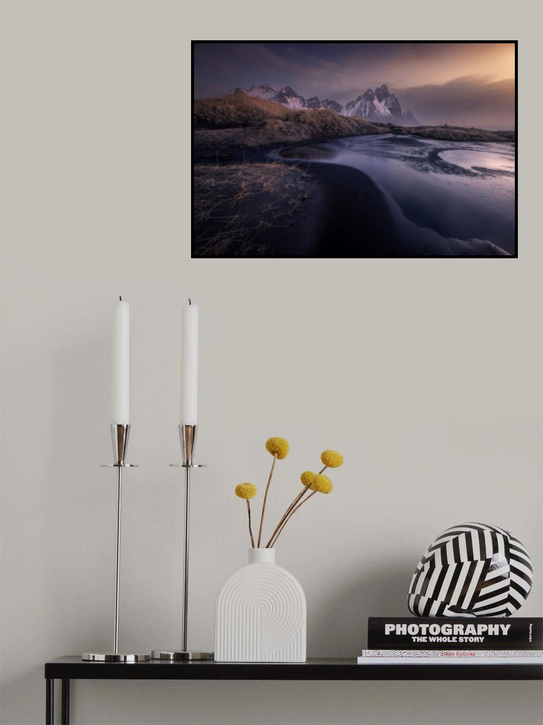 Golden Stokksnes Poster och Canvastavla