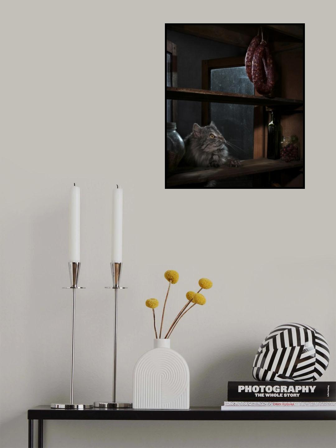вдруг, как в сказке, скрипнула дверь... Poster och Canvastavla
