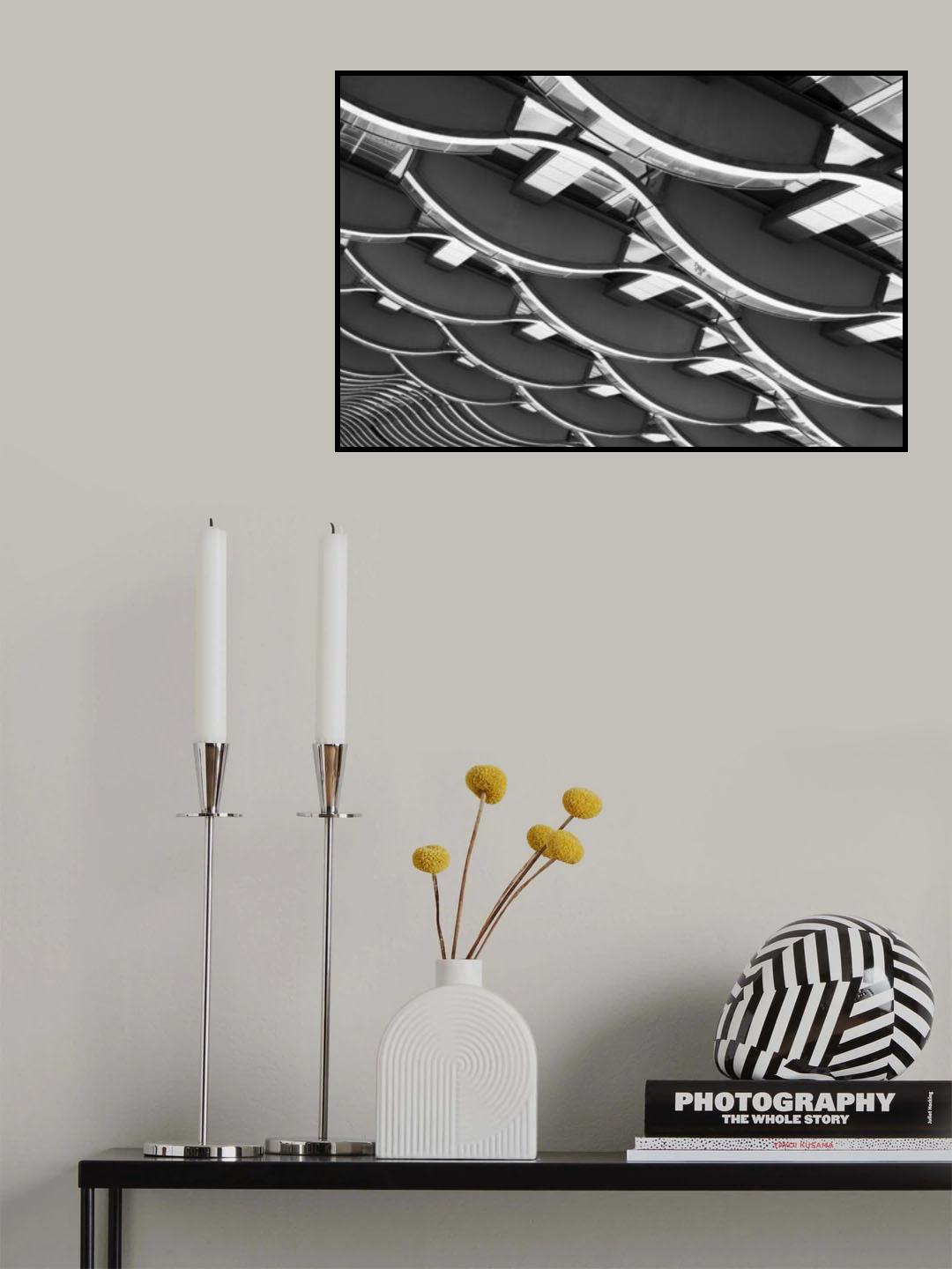 Convergent Waves Poster och Canvastavla