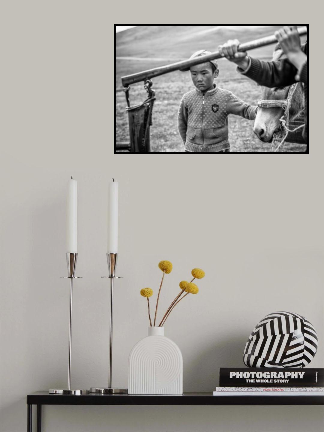 The boy and water Poster och Canvastavla