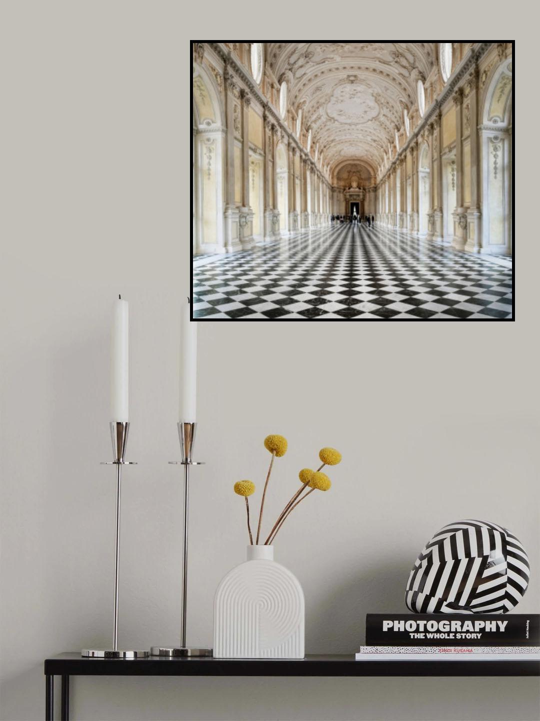 Reggia di Venaria Reale Poster och Canvastavla