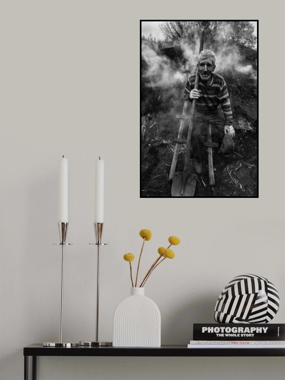 Coal Black I Poster och Canvastavla
