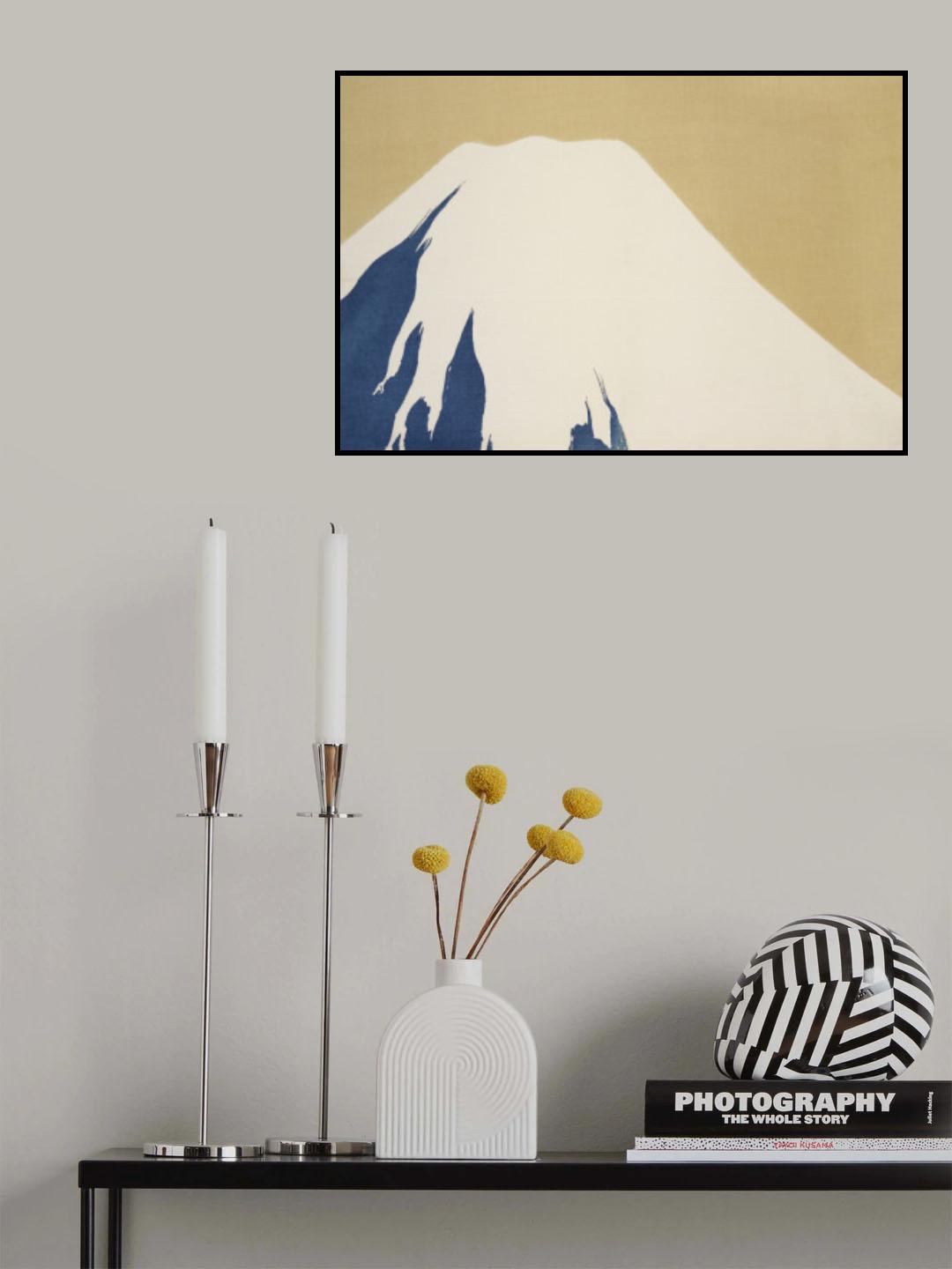 Mount Fuji From Momoyogusa Poster och Canvastavla