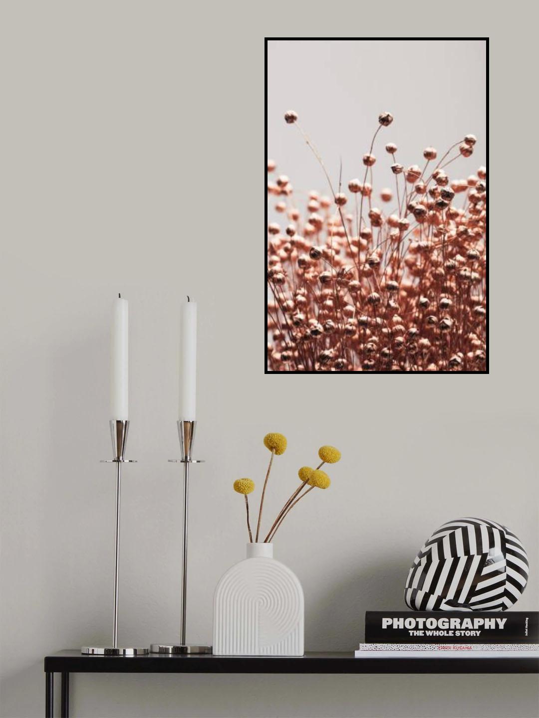 Dried Grass Copper 05 Poster och Canvastavla