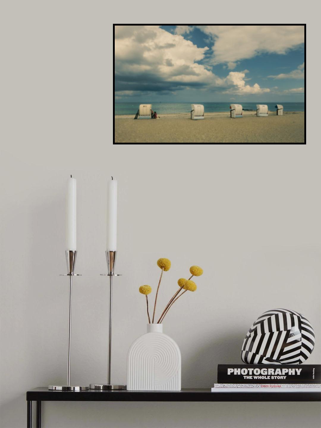 Strandkörbe Poster och Canvastavla