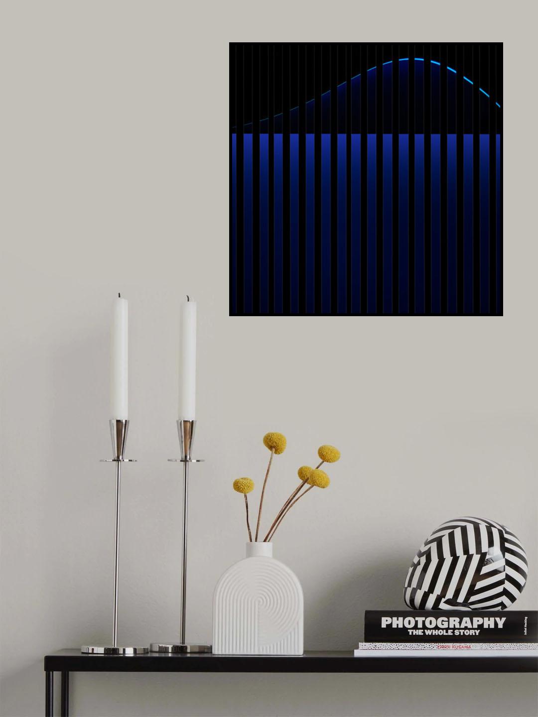 blue piano Poster och Canvastavla