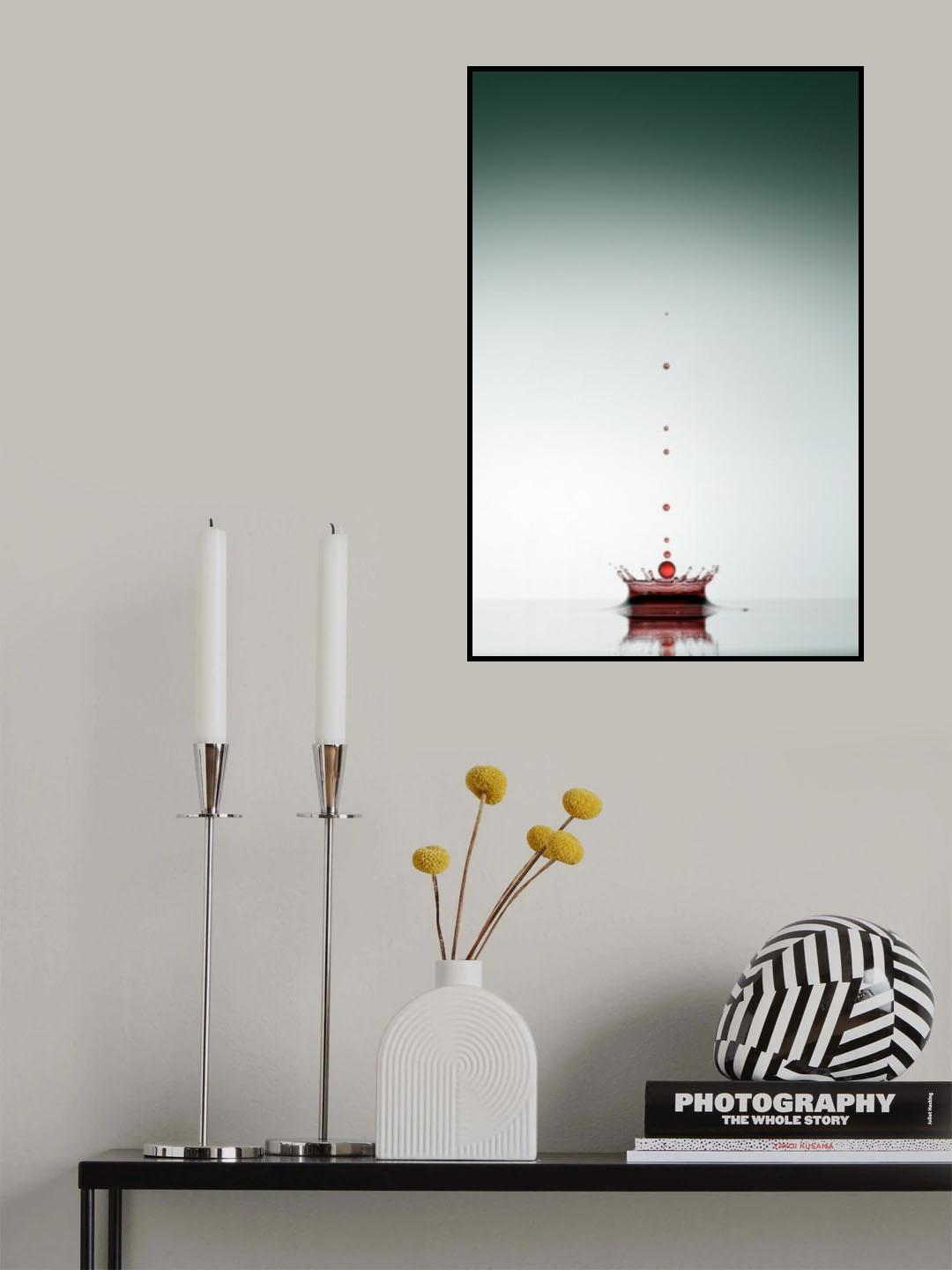 Evolution of waterdrops - 2 Poster och Canvastavla