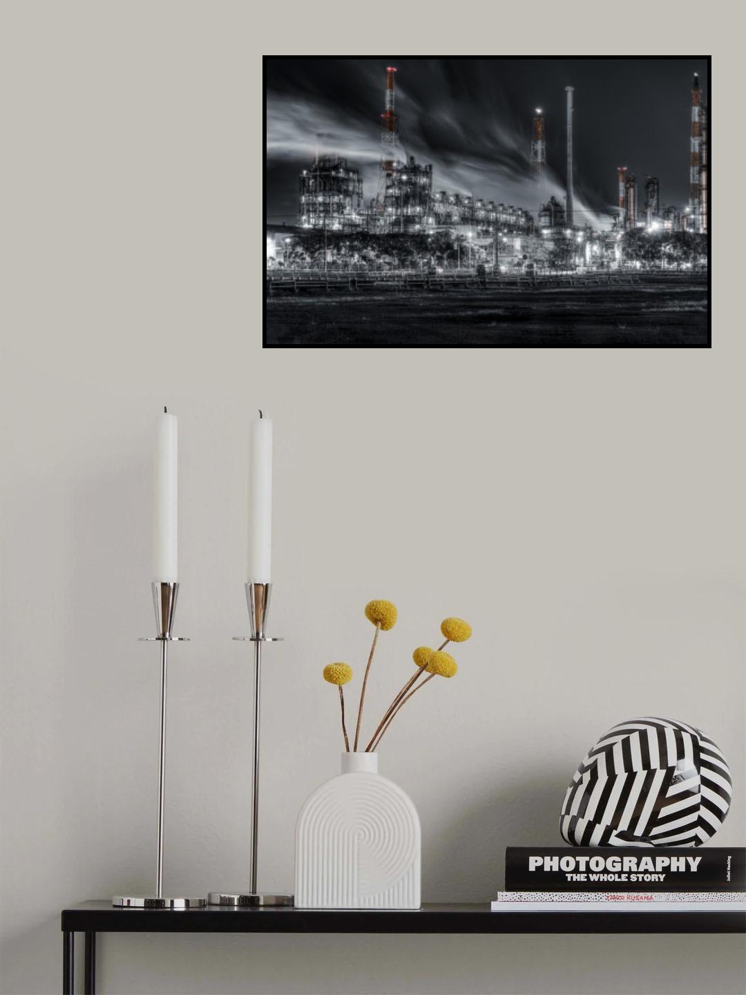 smoke exhaust tornado Poster och Canvastavla