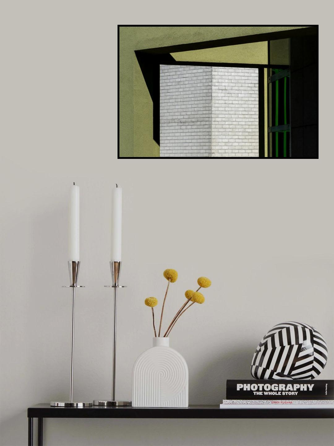 the white wall Poster och Canvastavla