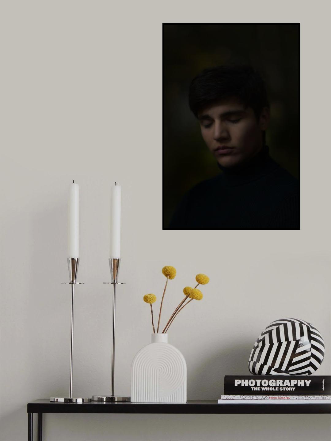 closed eyes Poster och Canvastavla