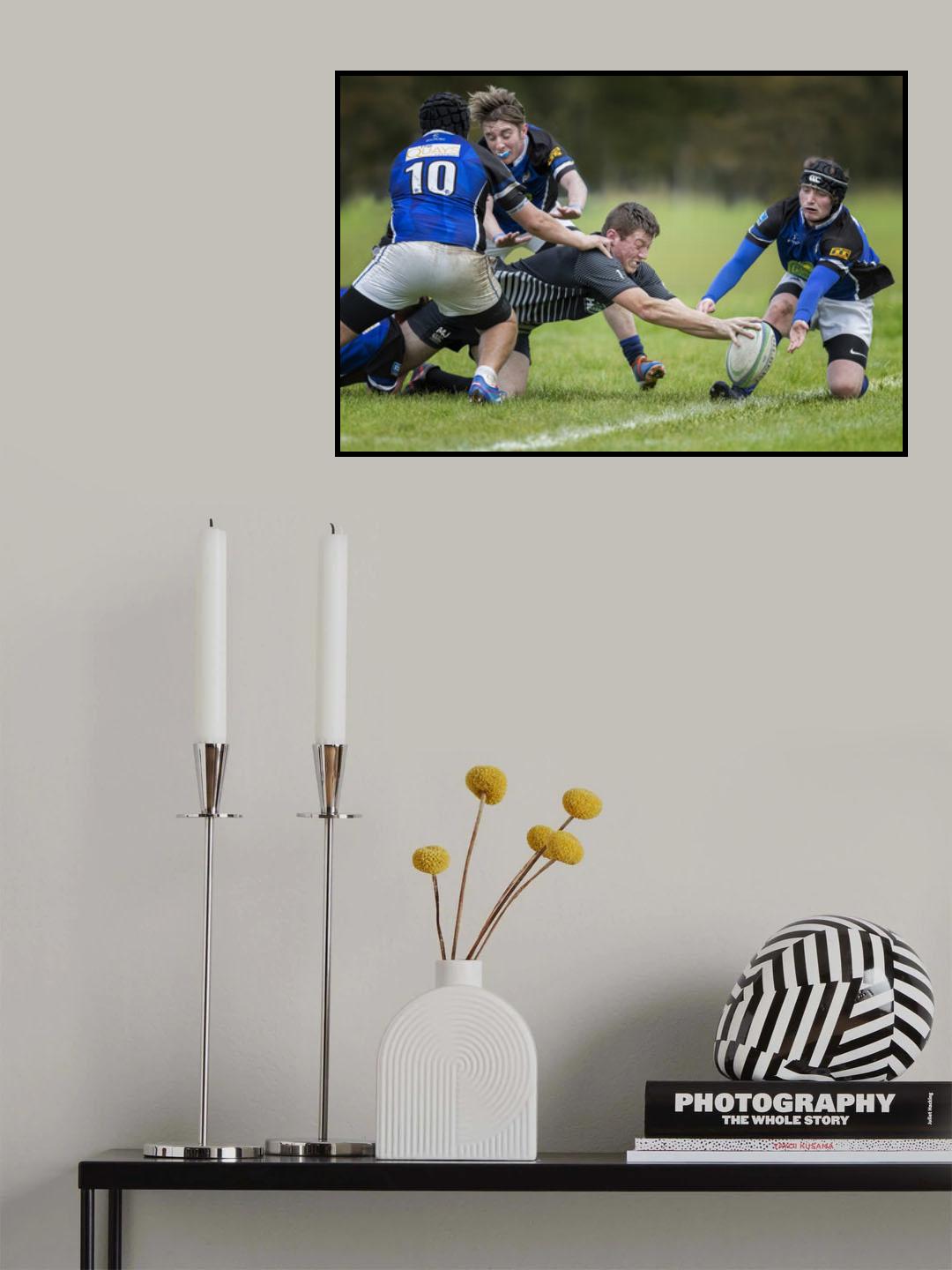 Winning Try Poster och Canvastavla