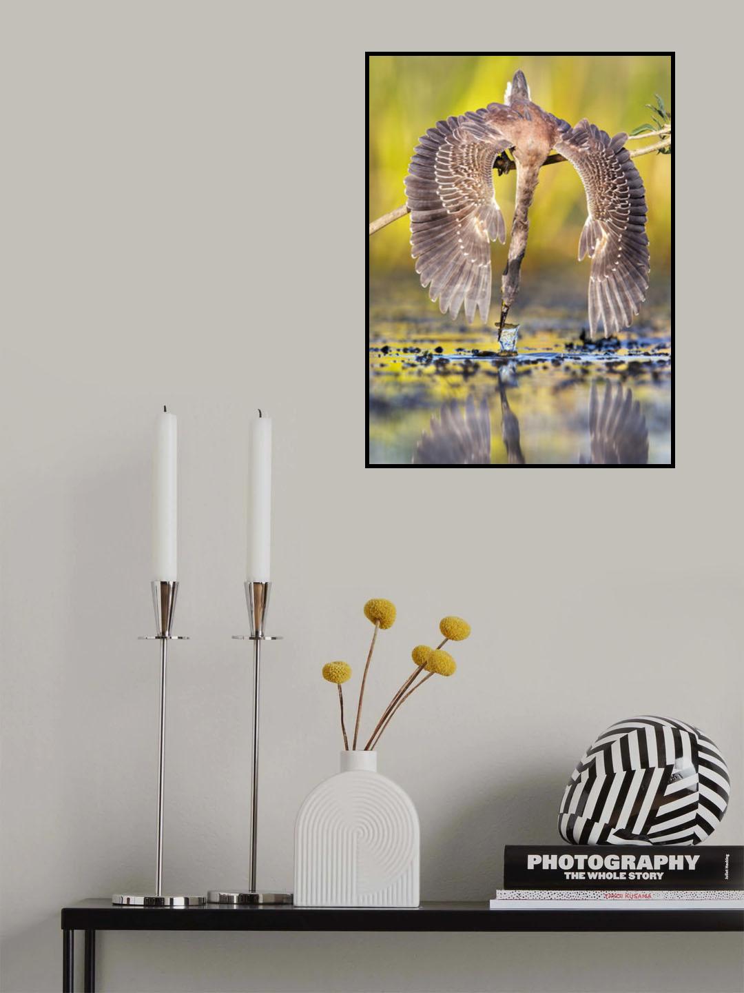Azulada pescando Poster och Canvastavla