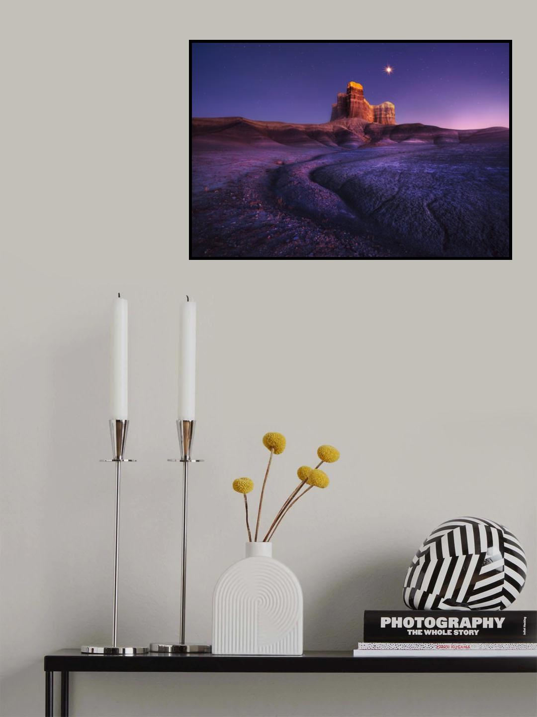 Beauty in Badlands Poster och Canvastavla