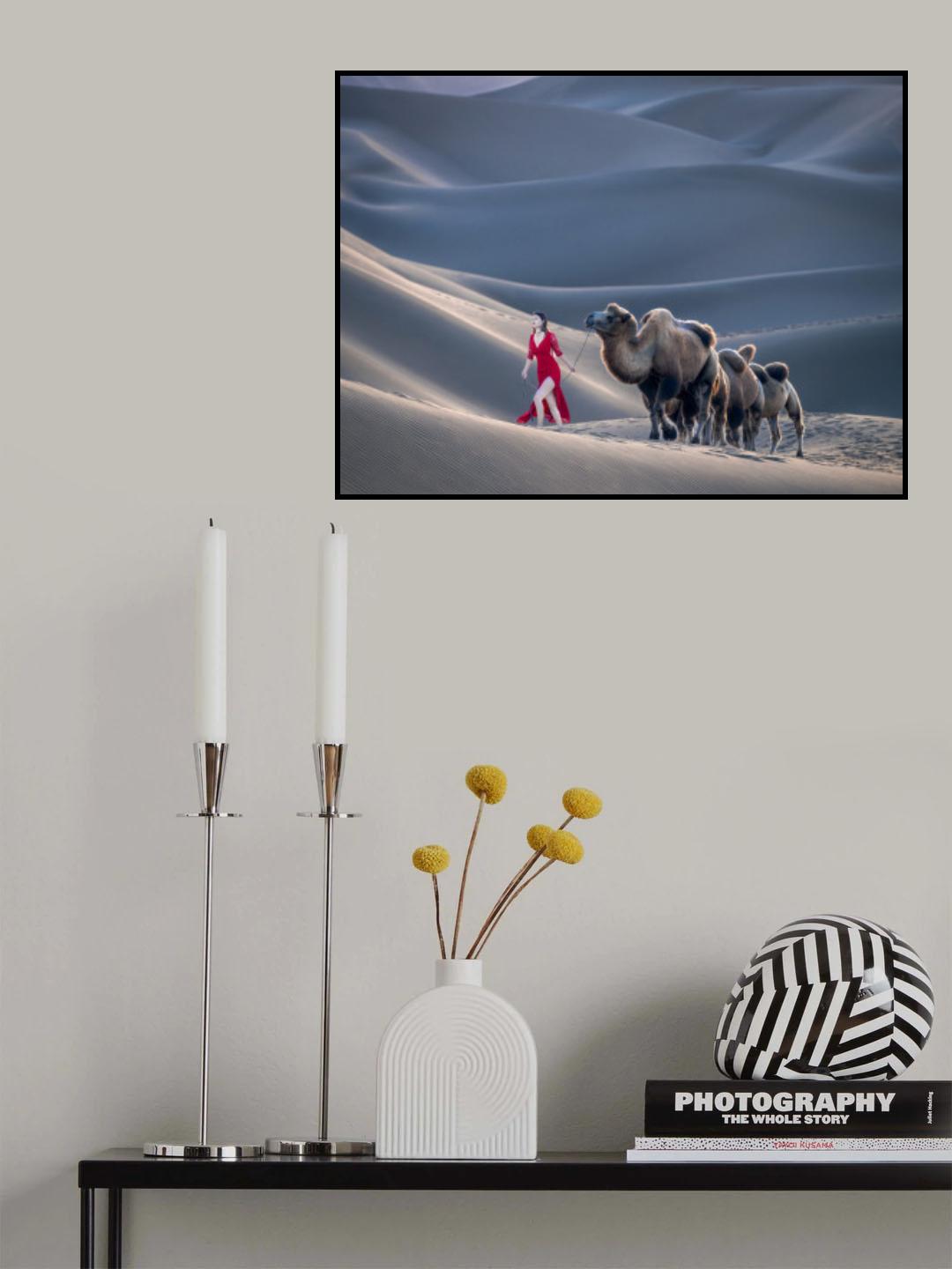 牵骆驼的人 Poster och Canvastavla